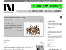 Tablet Screenshot of magazinuni.cz